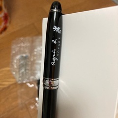 agnes b. VOYAGEボールペンセット 黒 ブラック、グレー　レッドの画像