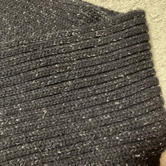 マフラー　ロング　黒　キラキラの画像