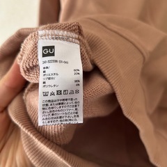 無地 プルオーバーパーカー フーディー オレンジ　ブラウン①の画像