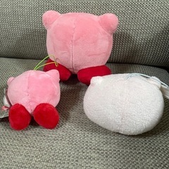 星のカービィ ぬいぐるみ 3個セット おまけ付きの画像