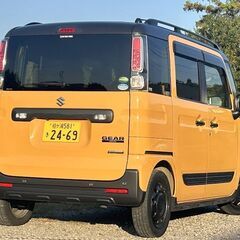 スペーシアギアHVターボ★美品★人気カラー上位希少モデル【ハイブリッド-XZターボ】サポカー安全装備多数・車間制御クルコン・ストラーダナビ・フルセグ・Bカメの画像