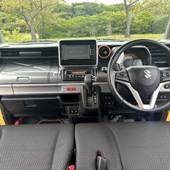 スペーシアギアHVターボ★美品★人気カラー上位希少モデル【ハイブリッド-XZターボ】サポカー安全装備多数・車間制御クルコン・ストラーダナビ・フルセグ・Bカメの画像