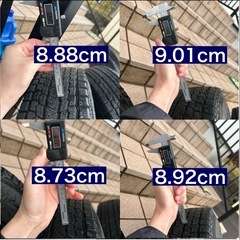 195/80/15  スタッドレスタイヤ　1シーズン使用　中古品の画像