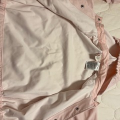 H&M ベビーレインコートとパンツセット 90cm ピンクの画像