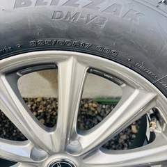 新品未使用！2025年製！ブリヂストン 225/60R17 DM-V3 ZART S18 PCD114.3 5H114.3 7J+53 フォレスター　の画像
