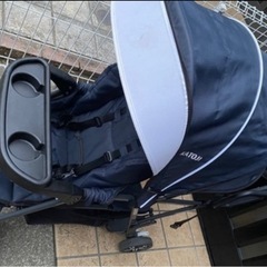 美品　カトージ二人乗りベビーカーの画像