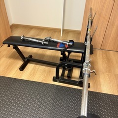 筋トレ　ベンチプレス一式の画像
