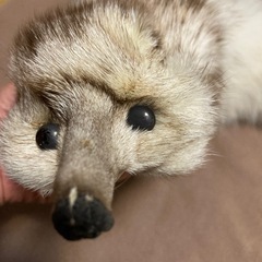 リアルファー マフラー チョーカー 白系 きつねの画像