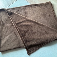 ブランケット/ひざ掛け〜ブラウン〜約100×140cm〜の画像