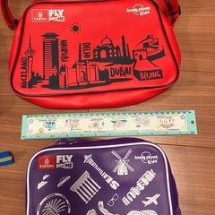 無料　emirates エミレーツ　航空　子供　バッグ　ポーチ　の画像