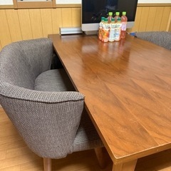 ダイニングテーブル＆ベンチソファーの画像