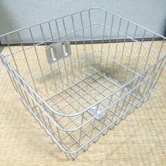 決定★自転車の前カゴ★シルバー★の画像
