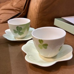 クローバー　急須セットの画像
