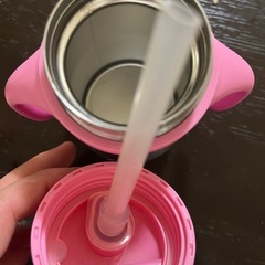 人気デザイン✨ほぼ未使用✨ステンレス✨ストローマグ✨の画像