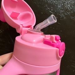 人気デザイン✨ほぼ未使用✨ステンレス✨ストローマグ✨の画像