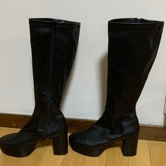 ロングブーツ 未使用に近い LLの画像