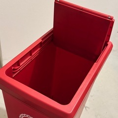 45Lゴミ箱 赤の画像