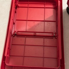 45Lゴミ箱 赤の画像