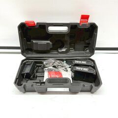 チェーンソー バッテリー式 36V 電動工具 レッド×ブラックの画像