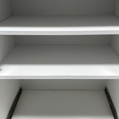 食器棚　レンジボード　フクダクラフト　ホワイトの画像