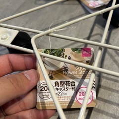 角型花台キャスター付(未使用)の画像