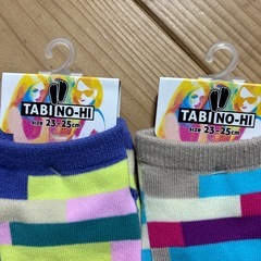 レディース靴下2足セットの画像