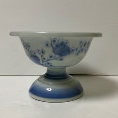 骨董品　古伊万里　亀寿図　染付　盃洗　縁起物の画像