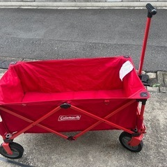 予定者決定済　中古　コールマン アウトドアワゴン  収納 キャリーワゴンの画像