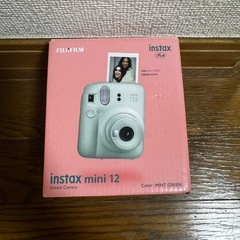 【新品未使用】FUJIFILM instax mini 12（ミントグリーン）📷の画像