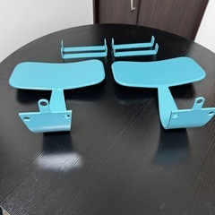 激レア 新品 ドラム缶リメイクテーブル椅子セット らいとぶるーライトブルーの画像