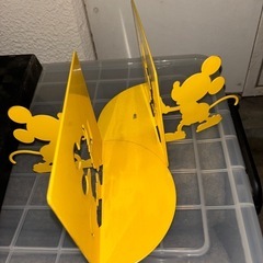 ミッキー ブックスタンド 2個 ブックエンドの画像