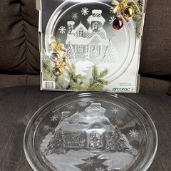 クリスマス柄　おおざら大皿の画像