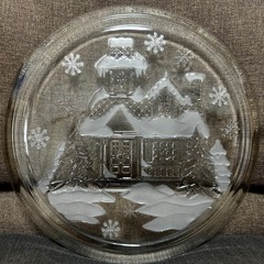 クリスマス柄　おおざら大皿の画像