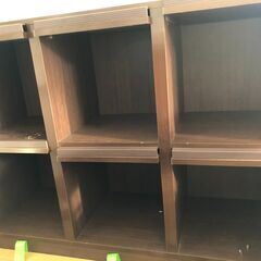 ベルメゾン フラップキャビネット 木製 収納棚の画像