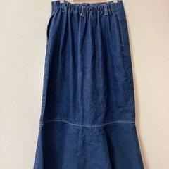 レトロガール　ロングスカート　マーメイドスカートの画像