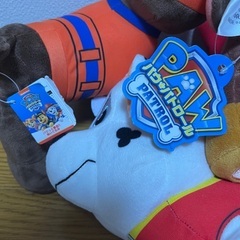 タグ付き パウパトロール ぬいぐるみ セット売りの画像