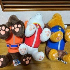 タグ付き パウパトロール ぬいぐるみ セット売りの画像