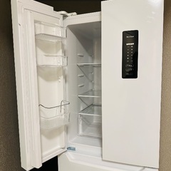 MAXZEN 冷凍冷蔵庫 JR320HM01WH −2022の画像