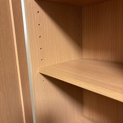 【美品】ミラー付き収納棚✨全身鏡×たっぷり収納でお部屋スッキリ！の画像