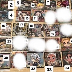 鬼滅の刃　シール　まとめ売りの画像