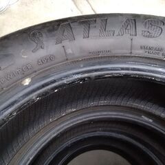 0円！2020年製造 ATLAS SUV 225/60R18サマータイヤの画像
