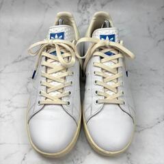【入手困難】adidas アディダス ホワイト レザー スニーカー 27.5の画像