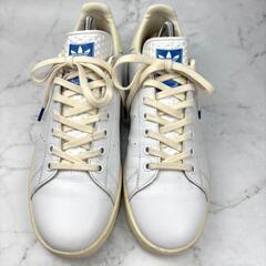 【入手困難】adidas アディダス ホワイト レザー スニーカー 27.5の画像