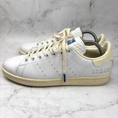 【入手困難】adidas アディダス ホワイト レザー スニーカー 27.5の画像