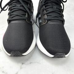 【超美品】adidas アディダス メッシュ スニーカー 23 ブラックの画像