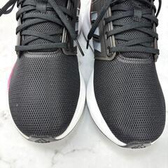 【超美品】adidas アディダス メッシュ スニーカー 23 ブラックの画像