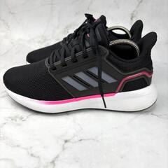 【超美品】adidas アディダス メッシュ スニーカー 23 ブラックの画像
