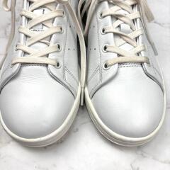 【廃盤】adidas アディダス スタンスミス 23 レザー スニーカー 白の画像