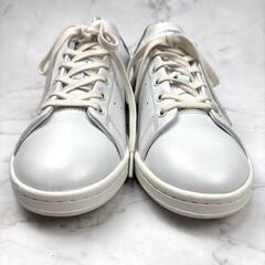 【廃盤】adidas アディダス スタンスミス 23 レザー スニーカー 白の画像