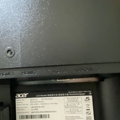 ゲーミングモニター acer NITRO 21.5inchの画像